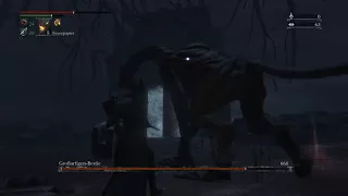 Bloodborne - Great One Beast No Fur Glitch (Cut Content)