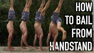 How To Fall From Handstands Safely!