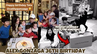 ALEX GONZAGA NAGULAT SA REGALO NI ATE TONI MAMAHALING LUGGAGE 😍 ALEX GONZAGA 36TH BIRTHDAY