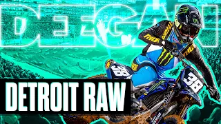 Haiden Deegan RAW riding from Detroit Press Day | Supercross 2024