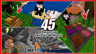 🔥Java vs Bedrock | 45 DIFERENCIAS que NO Sabías 🔥 #4