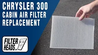 How to Replace Cabin Air Filter 2012 Chrysler 300