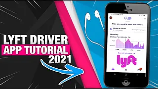 How To Use Lyft Driver App - 2021 Training & Tutorial