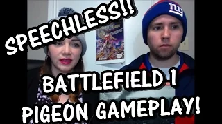 Battlefield 1 Pigeon Gameplay - Most Speechless Scene Ever REACTION (The Boring Reactors)