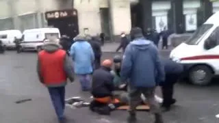 Майдан убиты более 30 человек и множество раненых 20 02 2014