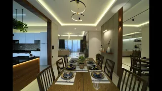 Luxury 4 BHK apartment interiors @ SNN Clermont, North Bangalore