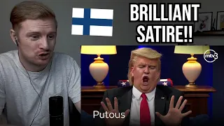 Reaction To Finnish Satire on Trump, Obama & Kim Jong-un (Putous)