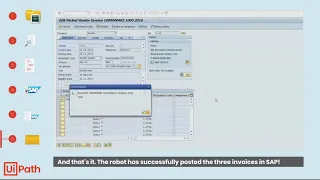 RPA Demo: Automated Invoice Processing in SAP