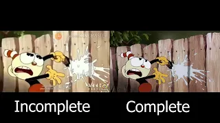 The Cuphead Show: Complete VS Incomplete Animation (Comparison)