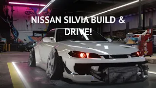 NFS Heat! Logitech Wheel & Shifter! Nissan Silvia Build & Drive