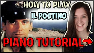 How To Play "IL POSTINO" (The Postman) by Luis Bacalov -Easy Piano (Synthesia) [Piano Tutorial] [HD]