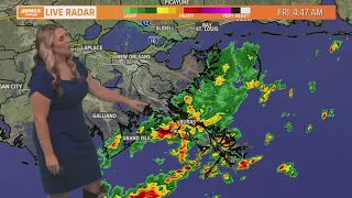 Weather: High rain chances through Labor Day weekend