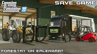 Save Game V4 | Forestry on ERLENGRAT | Farming Simulator 22