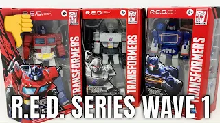 Transformers R.E.D. Wave 1 Review (Optimus Prime, Megatron & Soundwave), Larkin's Lair