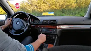 BMW E39 V8 Manual Driving