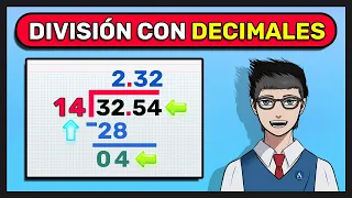 DIVISIÓN con PUNTO DECIMAL ADENTRO | DIVISIÓN con DECIMALES (Adentro)