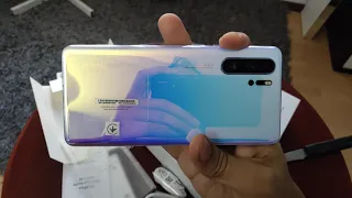 Unboxing HUAWEI p30 PRO crystal فتح صندوق لجهاز هواوي