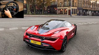 1000 HP McLaren 720s | Forza Horizon 4 Gameplay (Logitech G29)