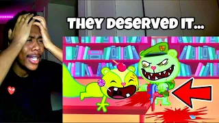 Rule #1: Don't Provoke FLIPPY...Happy Tree Friends - Random Acts of Silence REACTION!