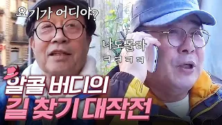 멤버들 사라지고 알콜버디 둘만 남았다! 답답한 길 찾기에 계속 욱하는 순둥 신구ㅋㅋㅋ | 꽃보다할배