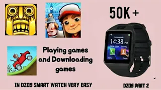 playing games and downloading games in DZO9 smart watch very easy @sharafstech 🤗