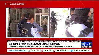 ¡Policía y MP le cae a puntos de lotería clandestina en La Lima!