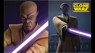 THE BEST of Jedi Master Mace Windu In Star Wars: The Clone Wars