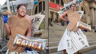 Man Makes Met Gala-Worthy Outfit Out of Household Items