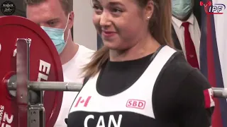 Jessica Buettner - 1st Place 563kg Total - 76kg Class 2021 IPF World Women's Classic