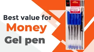 Best value for money gel pen from flair | Best pen for fine writers and long notes |