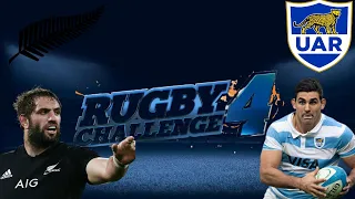 All Blacks vs Argentina on Rugby Challenge 4