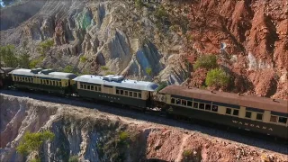 Pichi Richi Steamtrain leaving Woolshed flat