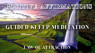 Positive Affirmations Guided Sleep Meditation|Boost Confidence|Law Of Attraction