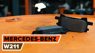 How to change rear brake pads on MERCEDES-BENZ W211 E-Class [TUTORIAL AUTODOC]