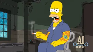 Homero tiene su programa de TV en Prisión LOS SIMPSON CAPITULOS COMPLETOS