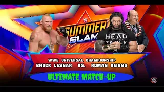 The Ultimate Battle: WWE 2k23 Roman Reigns Vs Brock Lesnar