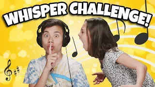 WHISPER CHALLENGE!!! Brother vs. Sister Lip Reading Contest!