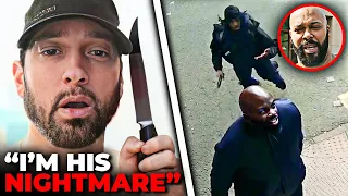 Eminem Finally Confronts Suge Knight And Tell Him To Watch Out in Jail..