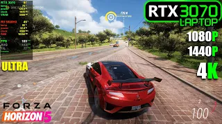 RTX 3070 Laptop | Forza Horizon 5 - 1080p, 1440p, 4K - ULTRA