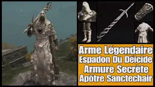 Elden Ring - Armure & Arme Légendaire / Espadon Déicide & Apôtre Sanctechair