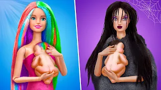 Mamás Arcoíris y Mamás Oscuras con Bebés en Miniatura / 11 Diys para Barbie