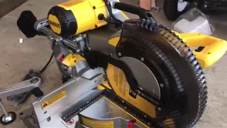 Unboxing a Dewalt DWS779 Sliding Miter Saw