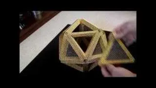 COCOAUB - Golden Icosahedron 31,340 Dots