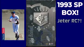 OPENING A $5,000 BOX OF 1993 SP BASEBALL CARDS TO FIND THE BEST JETER ROOKIE!