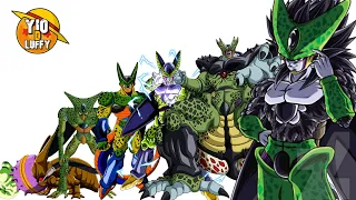 TODAS LAS TRANSFORMACIONES  DE CELL | DRAGON BALL Z , GT Y SUPER