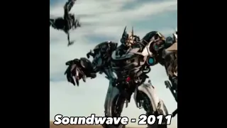 Evolution of Soundwave 1984-2018 #shorts #transformers