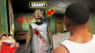 GRANNY ATTACKED FRANKLIN IN GTA 5 | GTA 5 GRANNY