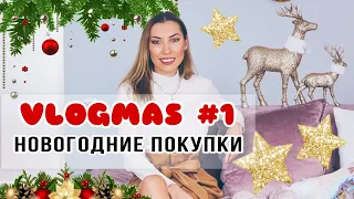 НОВОГОДНИЕ ПОКУПКИ 2022 🎄 НОВОГОДНИЙ ДЕКОР 🎄ВЛОГМАС 1🎬 KARINA PAPAG