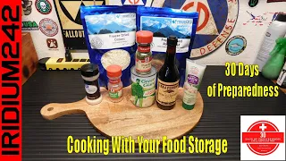 Cooking With Your Preps   30 Days of Preparedness   National Preparedness Month