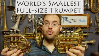 The World's Smallest Full-Size Trumpet! The Carol Brass Mini Trumpet